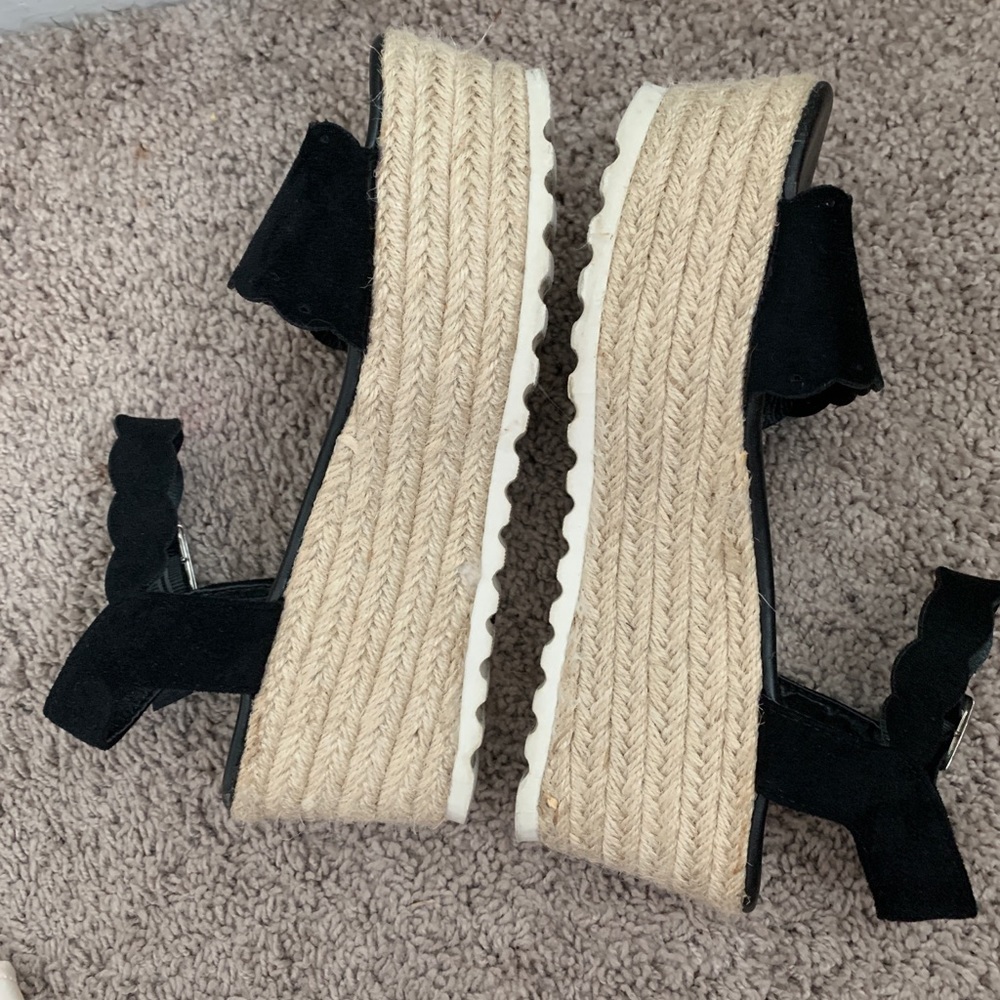 Black Platform sandals